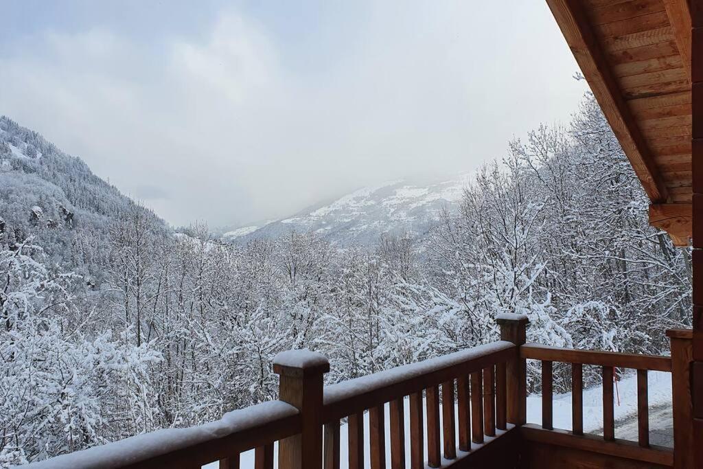 Chalet Entier 110M2 Avec Vue Et Sauna A 10 Min Des Pistes Sainte-Foy-Tarentaise Ngoại thất bức ảnh