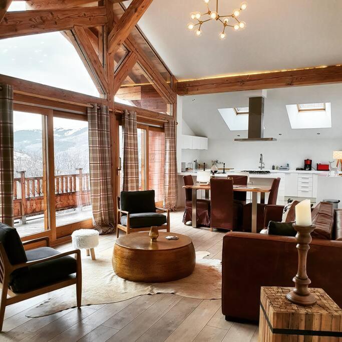 Chalet Entier 110M2 Avec Vue Et Sauna A 10 Min Des Pistes Sainte-Foy-Tarentaise Ngoại thất bức ảnh